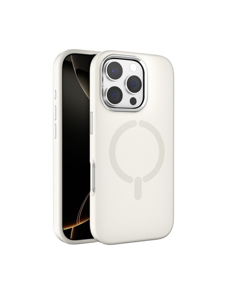 Rovi Mag-Soft iphone 15 White - Cover MagSafe morbida White