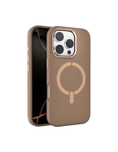 Rovi Mag-Soft iphone 15 Gold - Cover MagSafe morbida Gold
