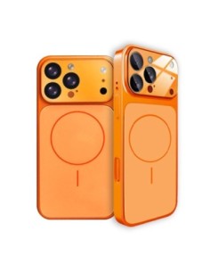 iPhone 17 Orange - Cover MagSafe con effetto Satinato
