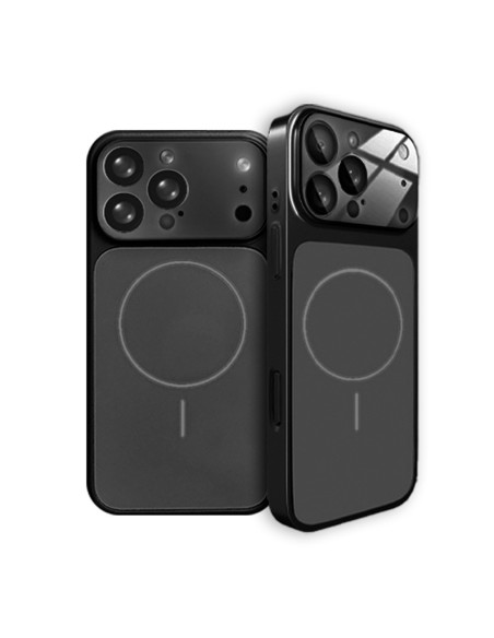 iPhone 17 Pro Black - Cover MagSafe con effetto Satinato
