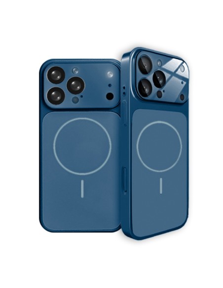 Samsung S26 Dark Blue - Cover MagSafe con effetto Satinato