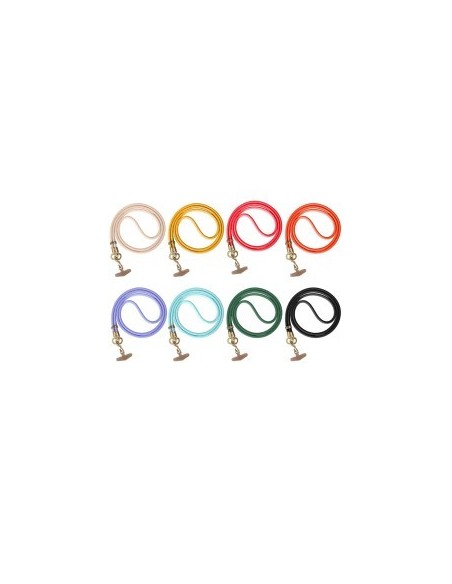 Phone Beads for smartphones in fabric, coloured wrist strap