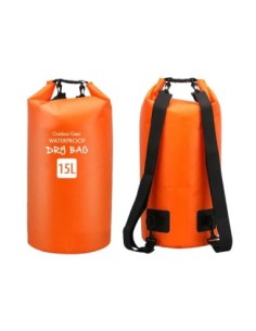 Sacca impermeabile a tracolla 15L - arancione