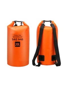 Sacca impermeabile a tracolla 20L - arancione