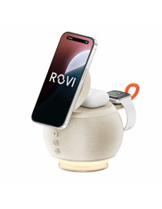 copy of Globe - charging station 3 in 1 con speaker bluetooth 5e e luce led gold