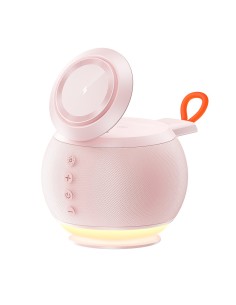 Globe - charging station 3 in 1 con speaker bluetooth 5e e luce led pink 2