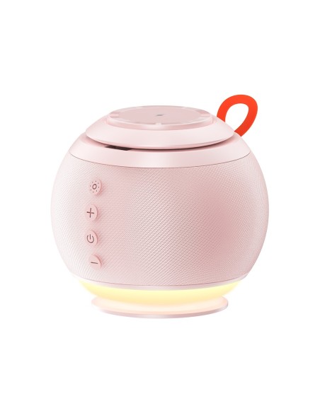 Globe - charging station 3 in 1 con speaker bluetooth 5e e luce led pink