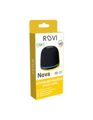 Nova NR157 - speaker 5W bluetooth magsafe con luce led RGB