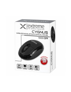 Cygnus - 3D Wireless Bluetooth Mouse / 1000 dpi with USB Cable, Black 2