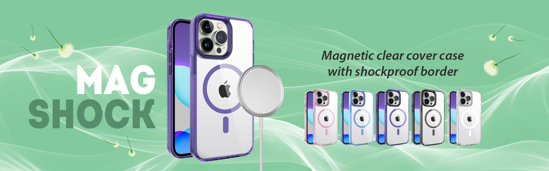 Coloured Borders MagSafe cases iPhone