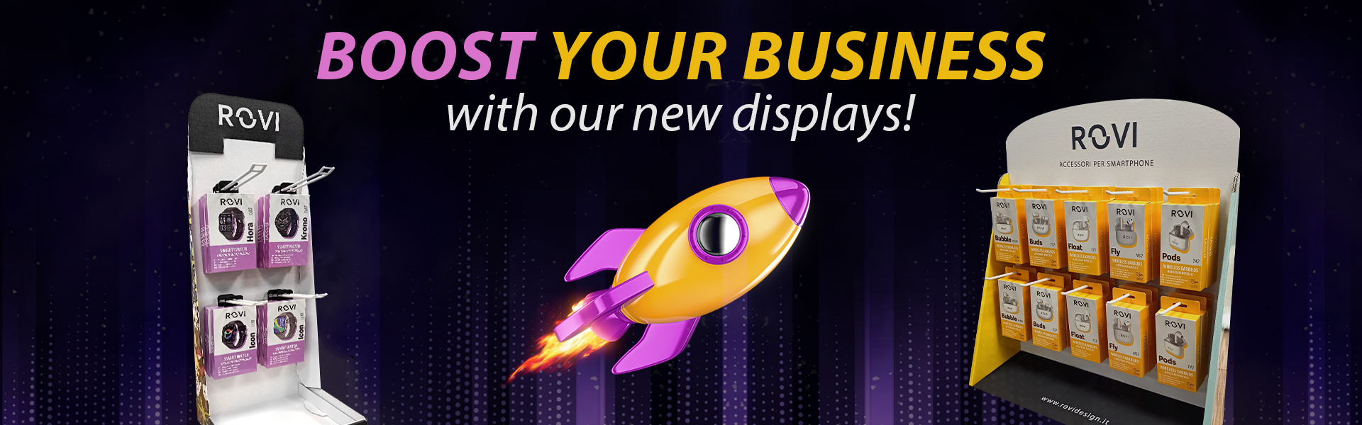 Rovi counter display